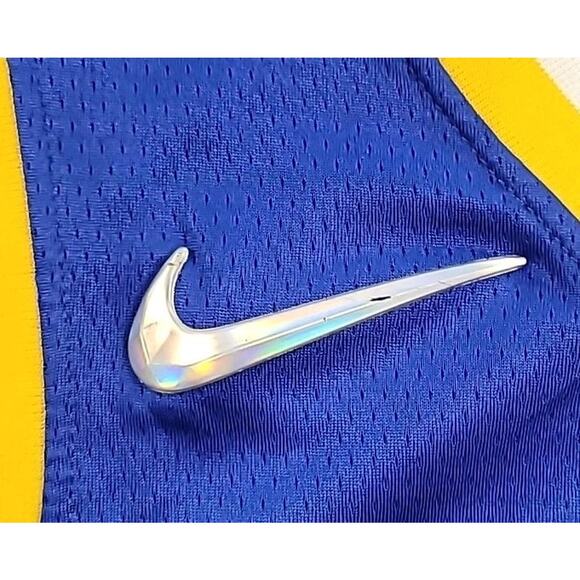 Rare Nike Warriors Stephen Curry #30 Icon Edition Youth Med Blue Jersey EUC 50 - Picture 6 of 11